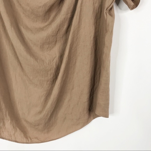 Tank Girl Made In Korea Twist Pleat Blouse Top XS - Picture 6 of 8